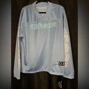 Chromee Heartss Blue Mesh Jersey Medium